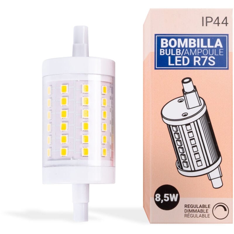foto del prodotto barcelona led lampadina led r7s 78mm dimmerabile 1100lm 8,5w bianco neutro