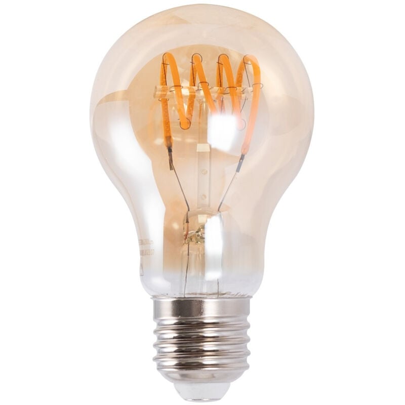 foto del prodotto barcelona led lampadina vintage a filamento led spiral e27 a60 