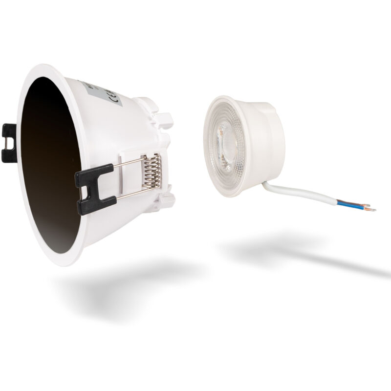 foto del prodotto barcelona led lotto aro downlight rotondo 93mm modulo led mr16 5w bianco neutro