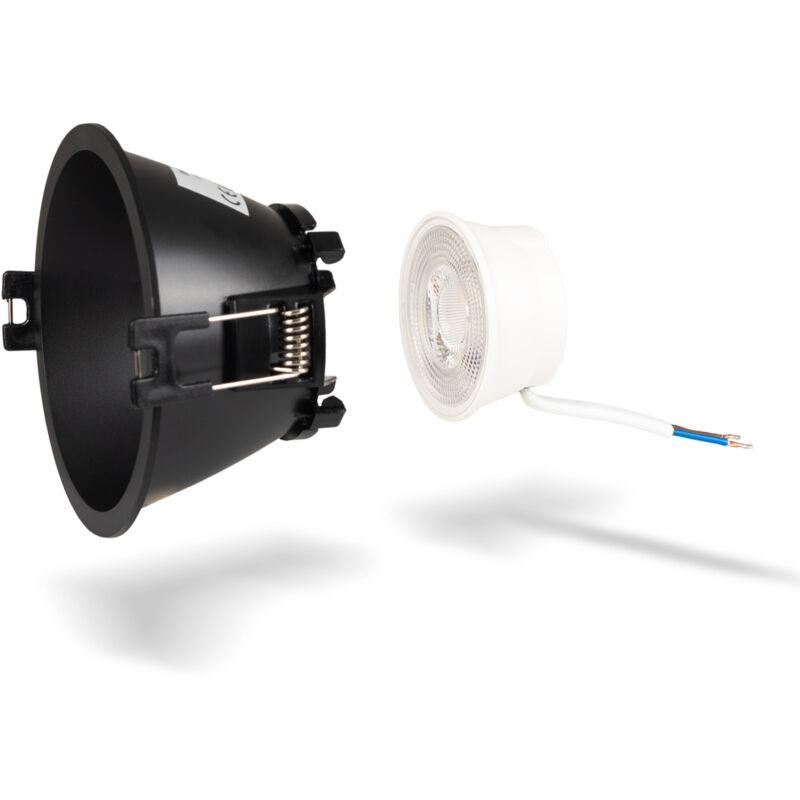 foto del prodotto barcelona led lotto aro downlight rotondo 93mm modulo led mr16 5w bianco neutro