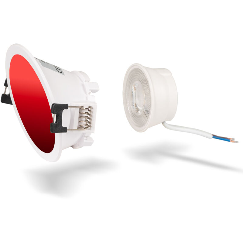 foto del prodotto barcelona led lotto aro downlight rotondo asimmetrico 85mm modulo led mr16 5w bianco neutro