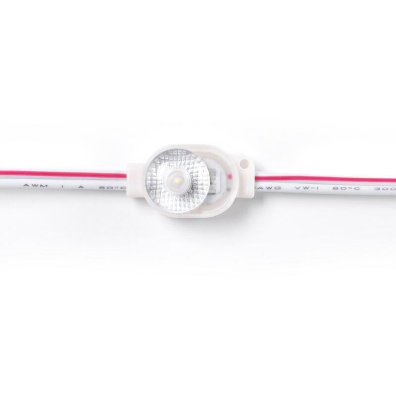 foto del prodotto barcelona led modulo led monocolore per insegne luminose 0,5w 12v dc ip66 bianco caldo