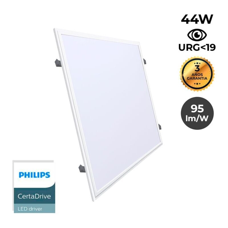 foto del prodotto barcelona led pannello led 60x60cm con lotto da incasso 44w ugr19 driver philips bianco freddo