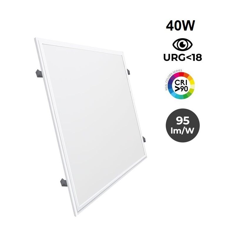 foto del prodotto barcelona led pannello led da incasso 60x60 cm driver osram 40w ugr18 bianco neutro