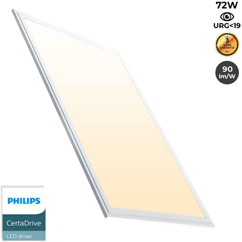 foto del prodotto barcelona led pannello led slim 120x60cm driver philips 72w ugr19 bianco neutro