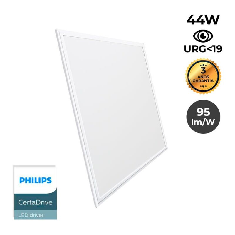 foto del prodotto barcelona led pannello led slim 60x60 cm driver philips 44w ugr19 bianco neutro