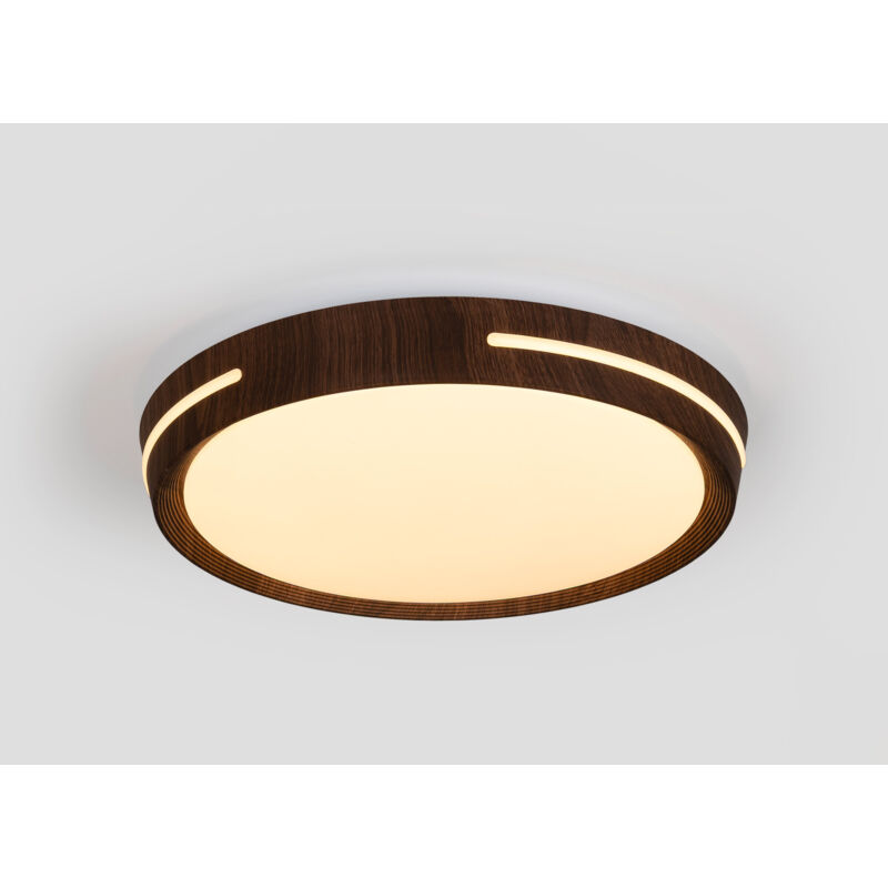 foto del prodotto barcelona led plafoniera a soffitto led cct 24w effetto laterale colore