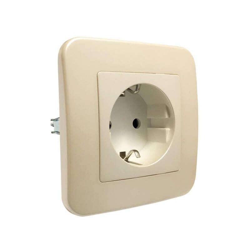 foto del prodotto barcelona led presa di corrente schuko 2 poli e terra 16 ampere