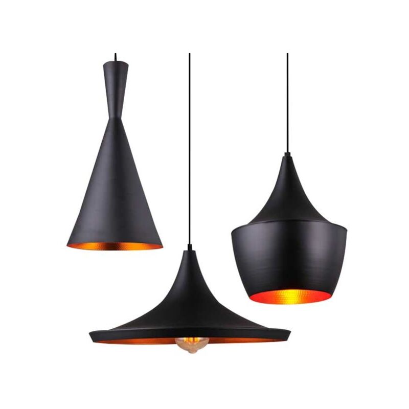 foto del prodotto barcelona led set di 3 lampade a sospensione nordiche solvang helga 