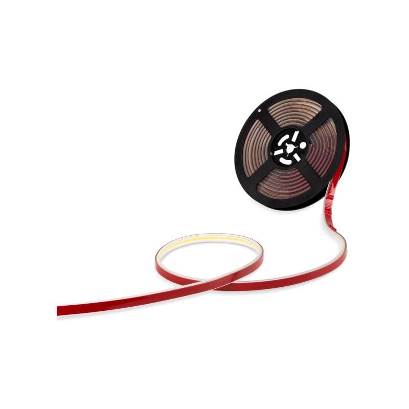 foto del prodotto barcelona led striscia led cob 220v ac 10w m 12mm ip67 5 metri bianco freddo