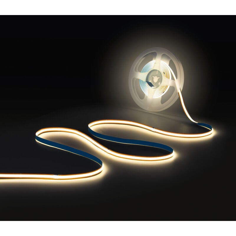 foto del prodotto barcelona led striscia led cob 24v dc monocolore free cut 11w m 8mm bianco neutro