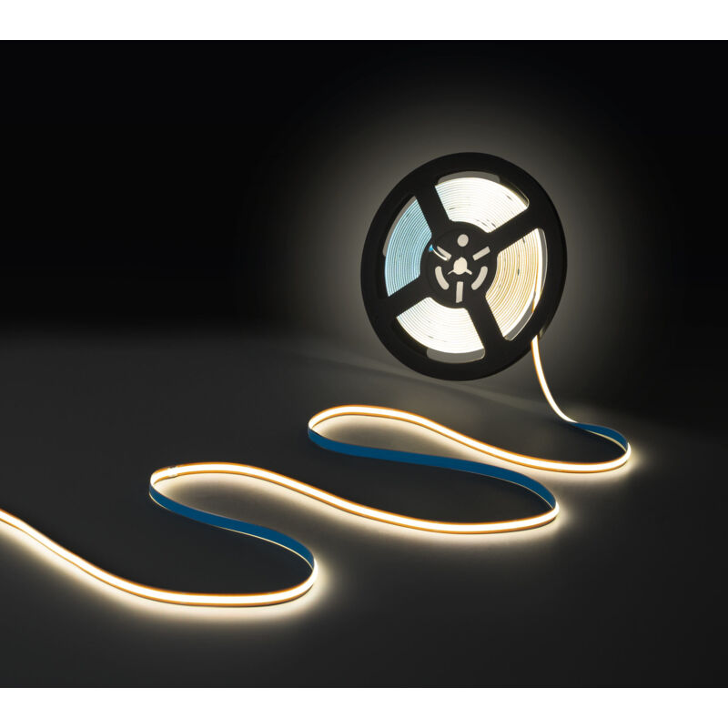 foto del prodotto barcelona led striscia led cob 24v dc monocolore free cut 11w m 8mm bianco neutro