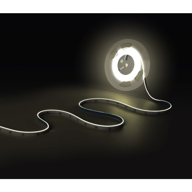 foto del prodotto barcelona led striscia led cob monocolore 24v dc emissione laterale 9w m bianco neutro