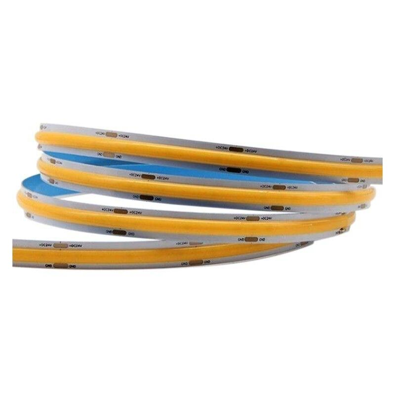 foto del prodotto barcelona led tira led cob 24v dc 12w m 8mm ip20 rullo di 5 metri bianco freddo