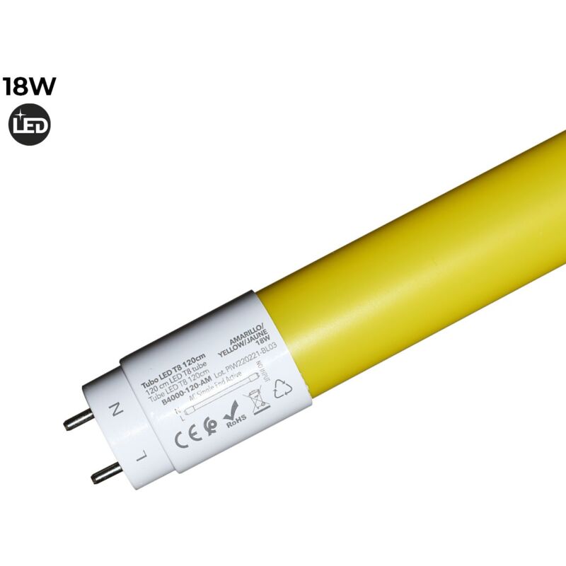 foto del prodotto barcelona led tubo led t8 120cm vari colori 18w