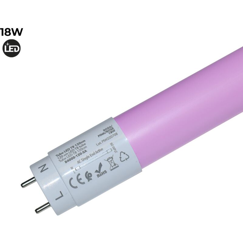 foto del prodotto barcelona led tubo led t8 120cm vari colori 18w