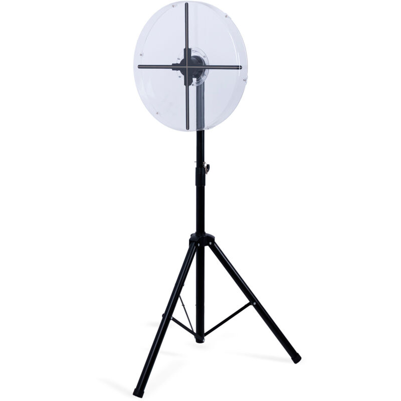 foto del prodotto barcelona led ventilatore olografico 3d con treppiede 52cm 72w