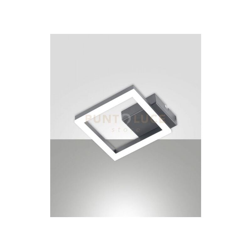foto del prodotto bard applique antracite 1 luce 3000k 11w 1080 lm, 17cm dimmerabile
