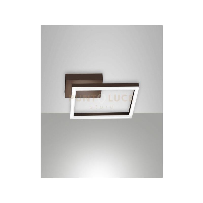 foto del prodotto bard applique corten 1 luce a led 3000k 22w 2160 lm dimmerabile