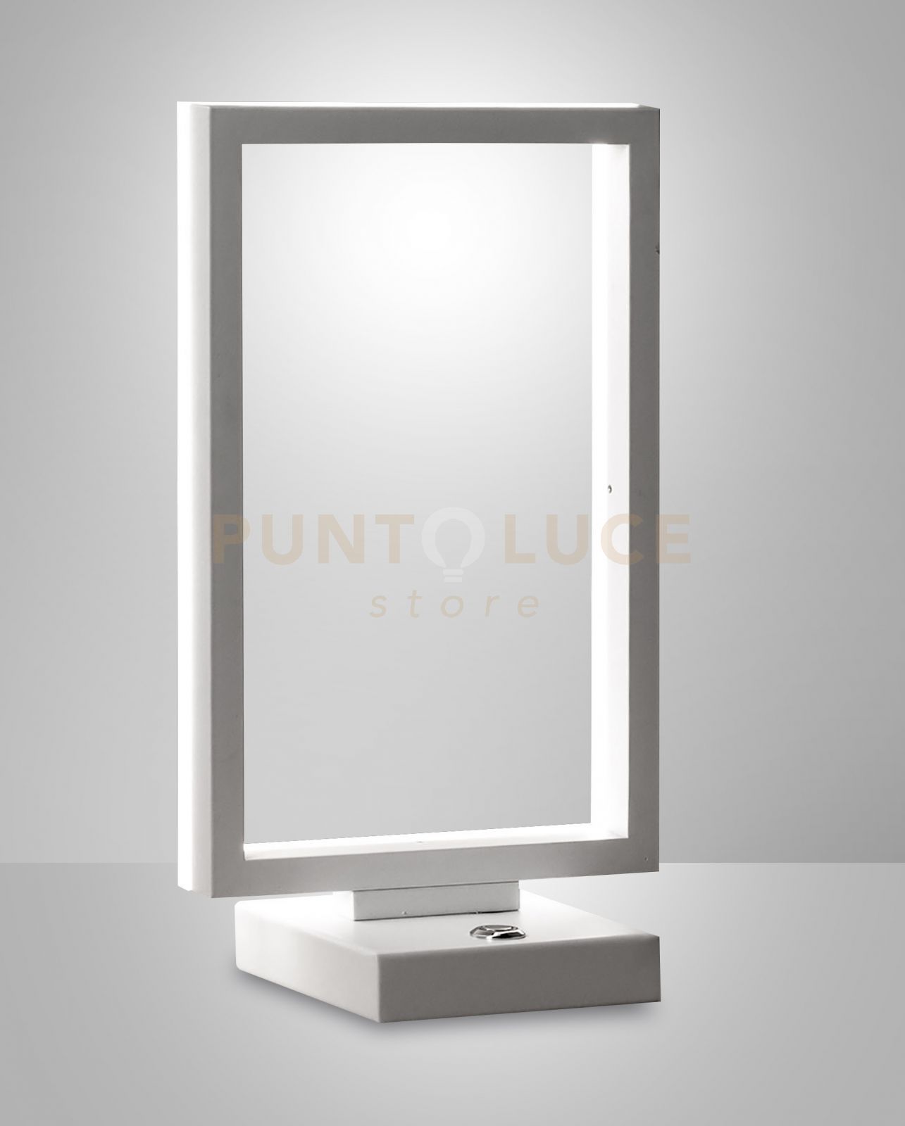 foto del prodotto bard lampada da tavolo bianca a led 3000k 15w 1720 lm dimmerabile e luce regolabile