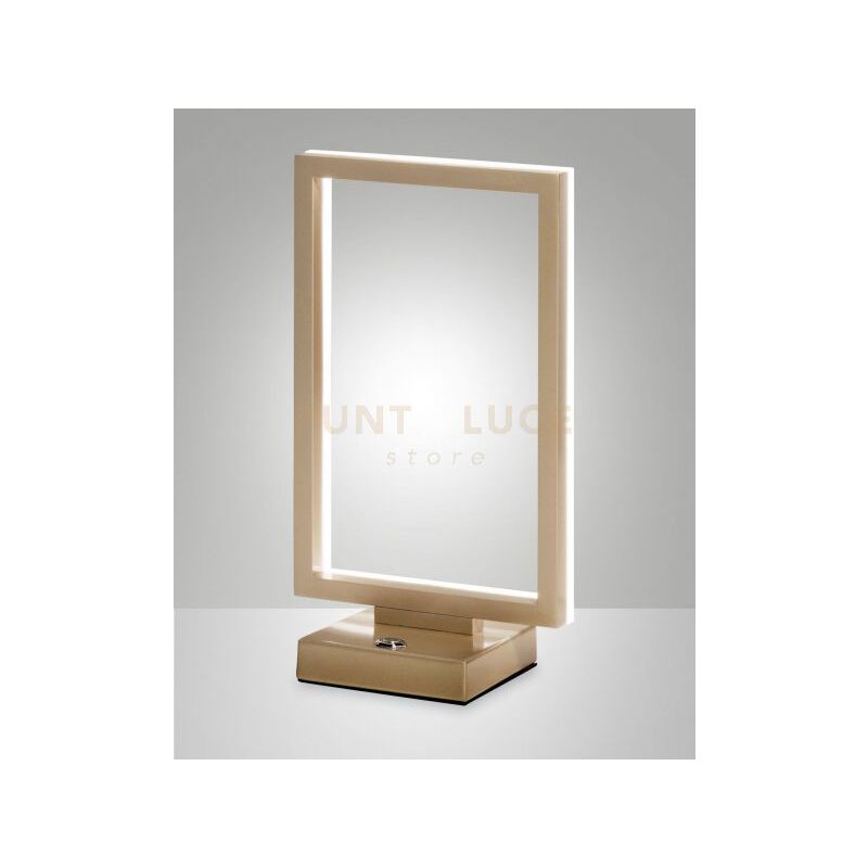 foto del prodotto bard lampada da tavolo oro opaco a led 3000k 15w 1720 lm dimmerabile e luce regolabile