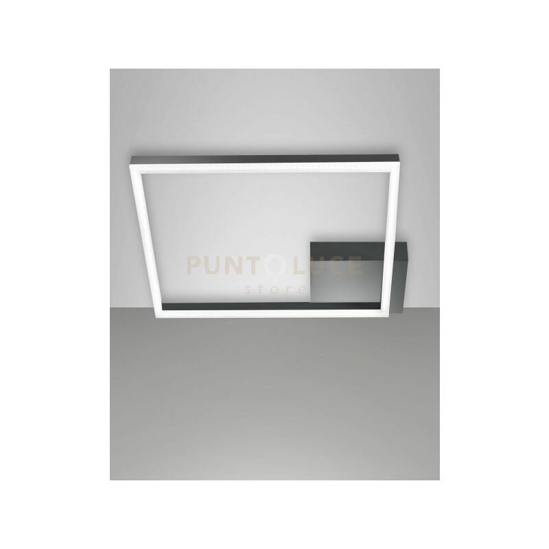 foto del prodotto bard plafoniera antracite nw a led 4000k 39w 4050 lm dimmerabile