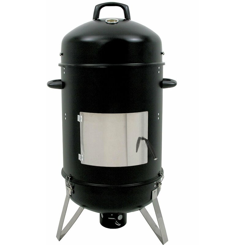 foto del prodotto barile per affumicatura hickory 46 cm forno per affumicatori affumicatore bbq griglia a carbone barile per barbecue bbq toro