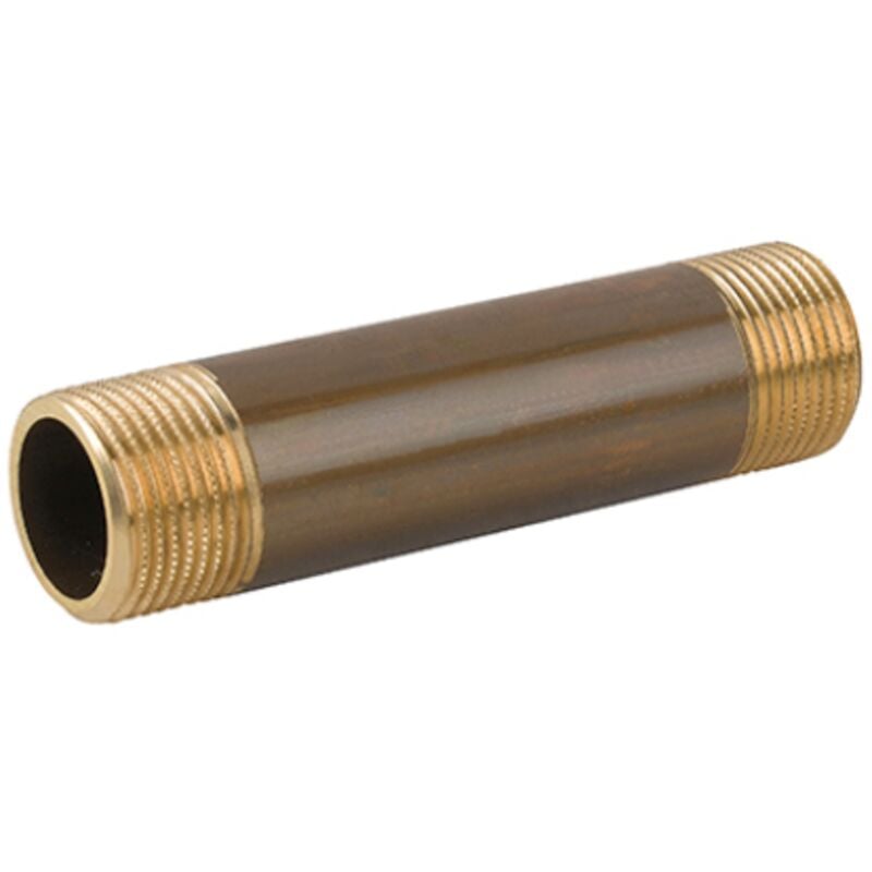 foto del prodotto barilotto filettato in ottone giallo vite prolungamento idraulica 1 x 100 mm