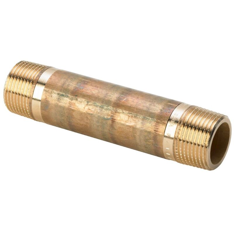 foto del prodotto barilotto nipplo lungo mm 3 4xl.50mm bronzo, filettatura r 650933