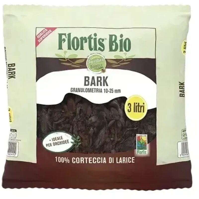 foto del prodotto bark corteccia di larice 15 25 mm 3 litri flortis