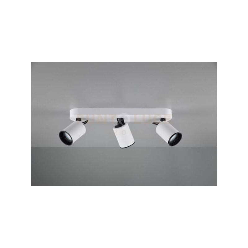 foto del prodotto barra 3 faretti pago bianchi 803500331metallo nero