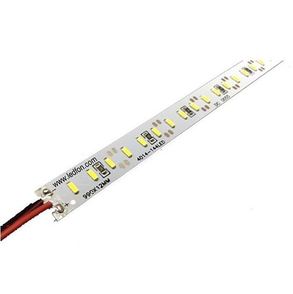 foto del prodotto barra a led 18w 12v smd4014 1m bianco caldo 10pcs 3000k luce calda
