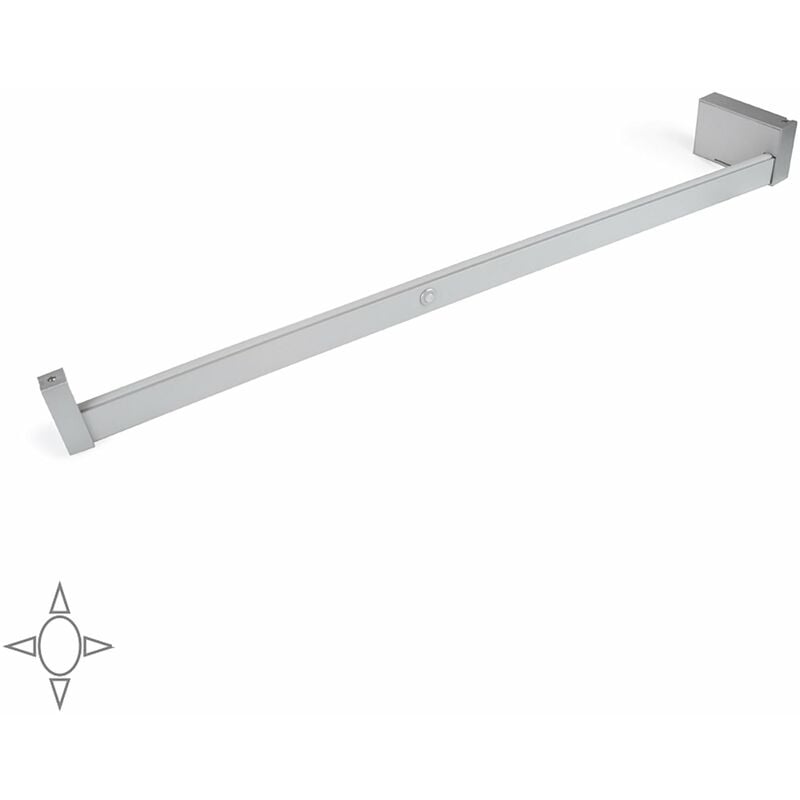 foto del prodotto barra appendiabili per armadio a batteria 70,8 85,8 cm con led bianco naturale e sensore di movimento emuca