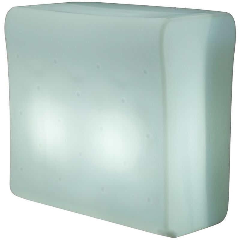 foto del prodotto barra creta lunga 120 cm con luce e carica solare o a batteria, altamente resistente all uso esterno. realizzata in polietilene