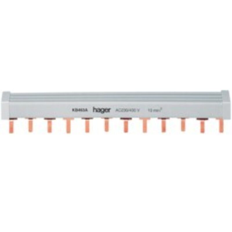 foto del prodotto barra di cablaggio 3p n 12m hager cod. kb463a 