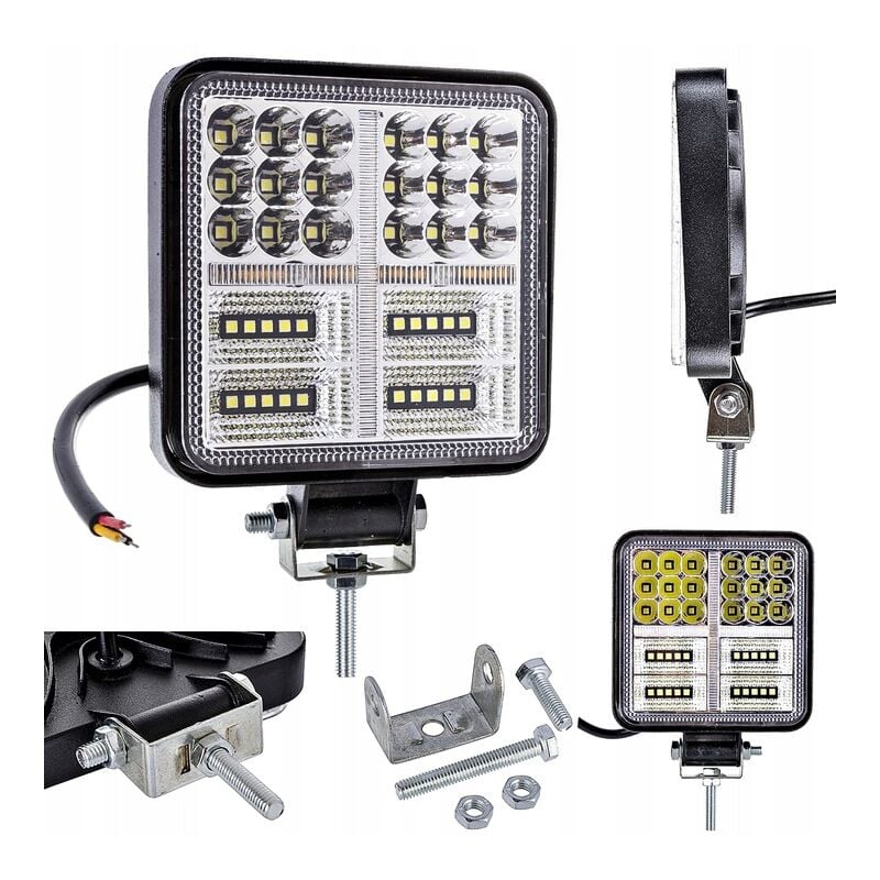 foto del prodotto barra di luci da lavoro a led 11m 177w 12 24v cree a lungo raggio per trattore