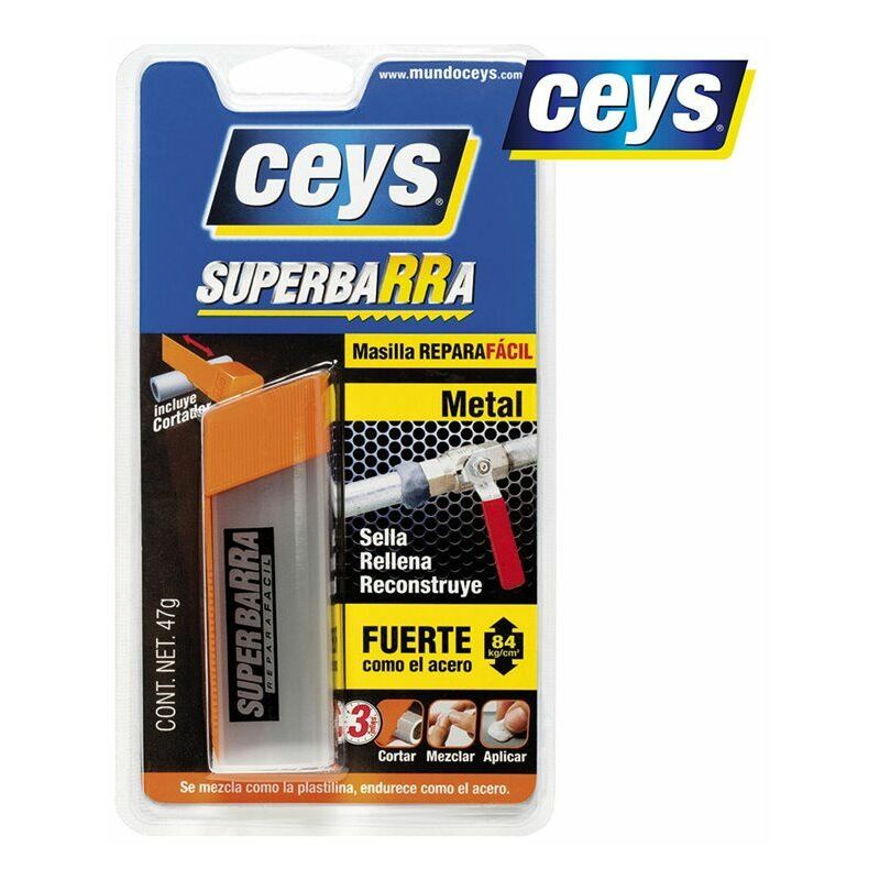 foto del prodotto barra di riparazione ceys superbar metallo ultra resistente 47 g 505026