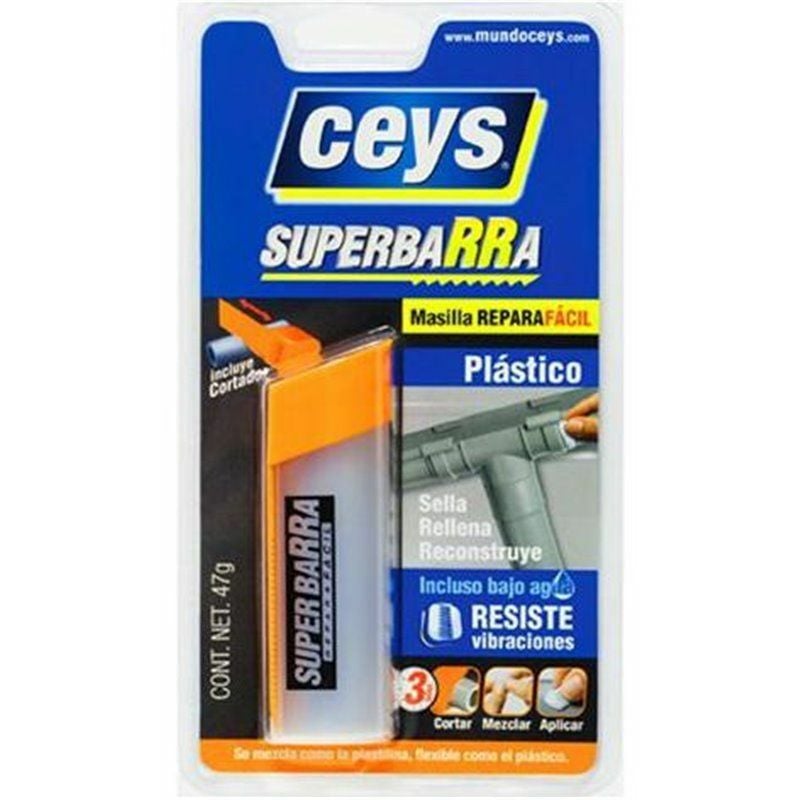 foto del prodotto barra di riparazione ceys superbar plastica flessibile 47 g 505031