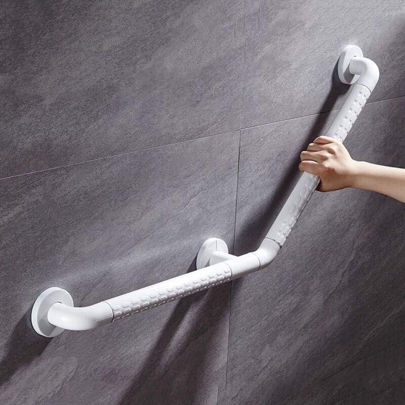 foto del prodotto barra di sostegno per doccia da 135 per vasche da bagno corrimano in acciaio inox pvc per disabili e anziani wc 40 40 cm