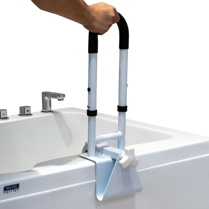 foto del prodotto barra di sostegno per vasca da bagno per anziani, barra di sostegno per vasca da bagno, barra di accesso di sicurezza per vasca da bagno, barra per
