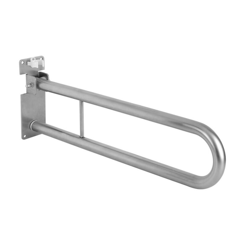 foto del prodotto barra di sostegno ribaltabile in acciaio inox spazzolato serie easy idral 12005is 80 acciaio inox