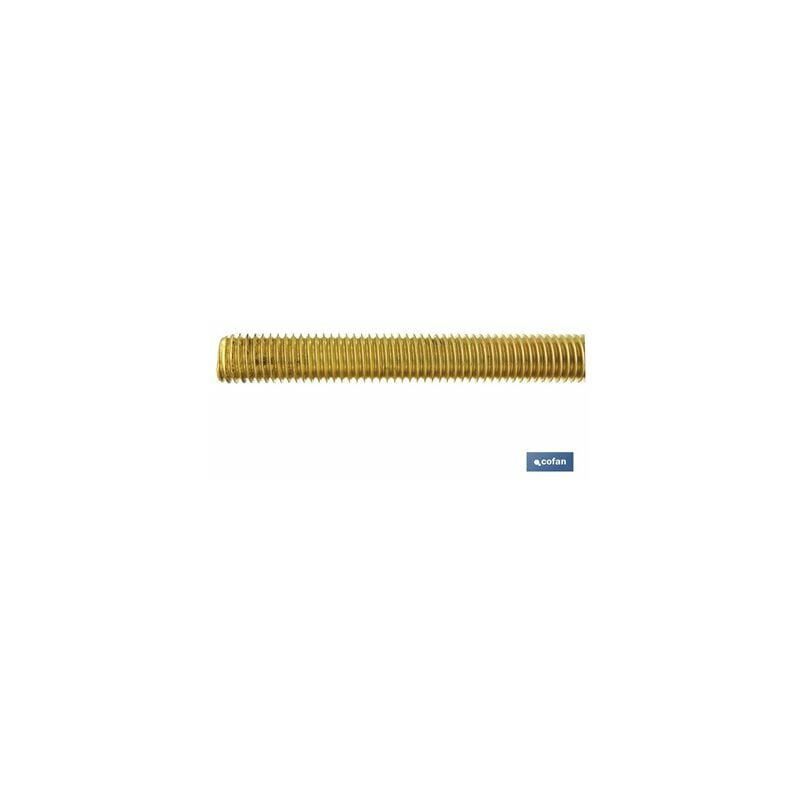 foto del prodotto barra filettata in ottone m 3 din 975