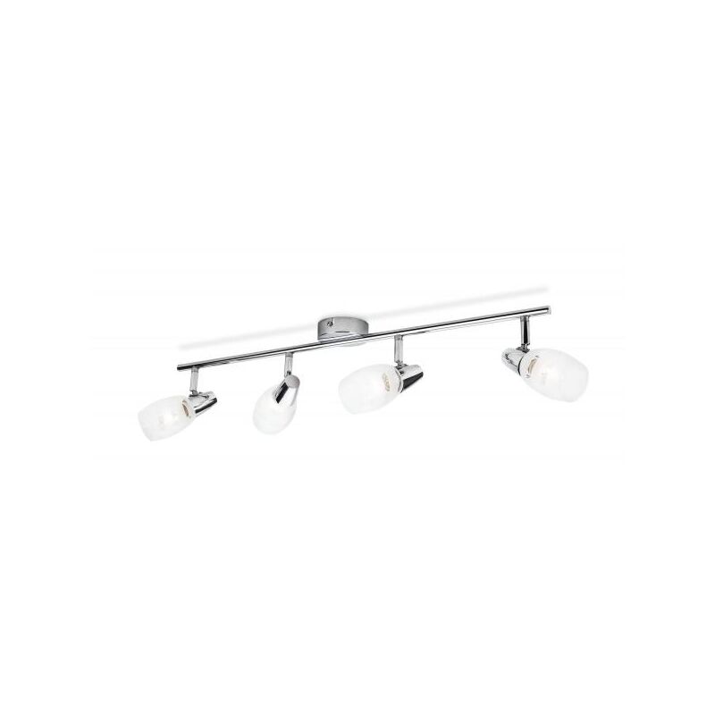 foto del prodotto barra hemlock 4 faretti spot cromo e14 40watt philips