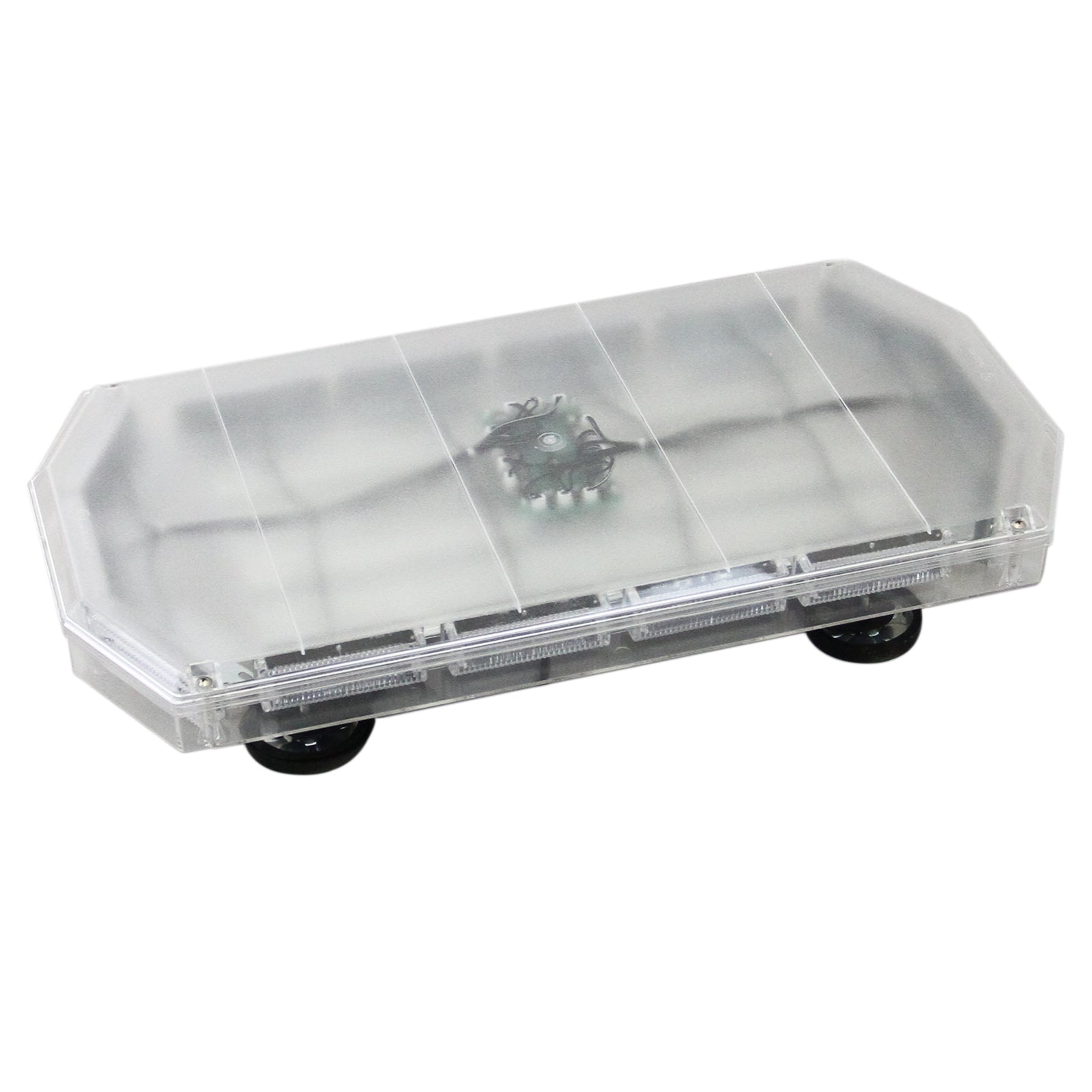 foto del prodotto barra lampeggiante stroboscopica 60cm vecoli emergenza 48 led luce gialla ambra