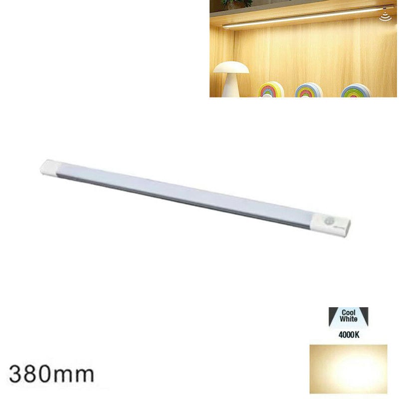 foto del prodotto barra led cucina luce naturale sensore movimento sotto pensile ricaricabile 38cm