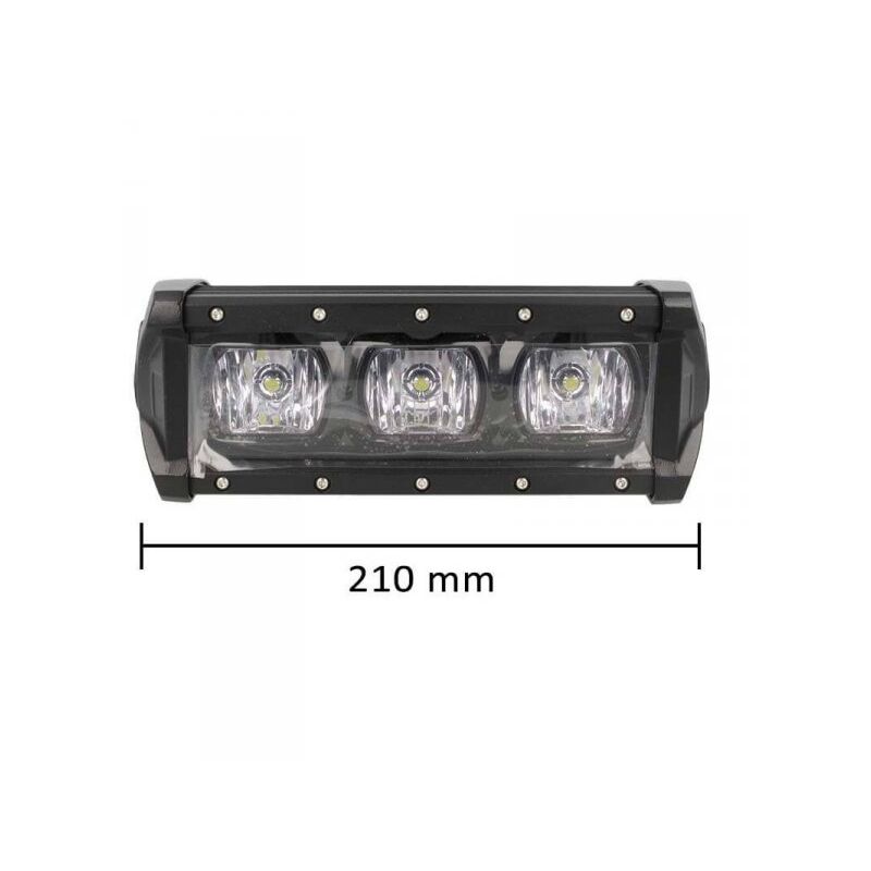 foto del prodotto barra led fuoristrada work light bar 21w 21cm 12v 48v 3x7w lente flood