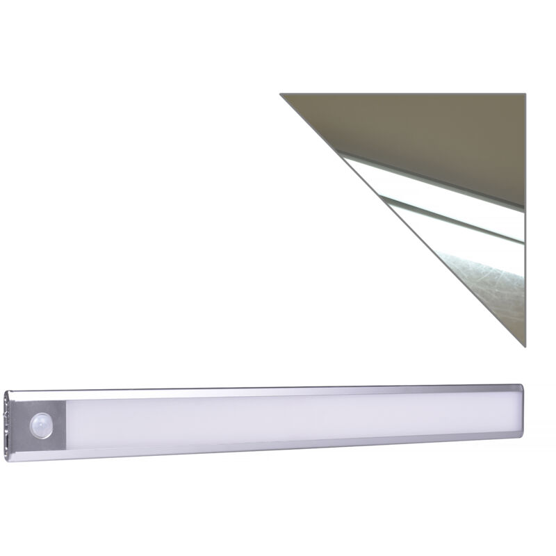 foto del prodotto barra led ricaricabile 2w con sensore di movimento luce fredda 6500k illuminazione automatica per interni