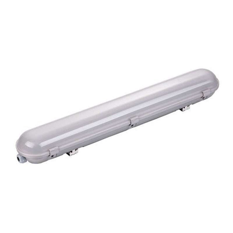 foto del prodotto barra led sottile impermeabile ip65 40w 120cm con batteria di backup bianco naturale 6000k