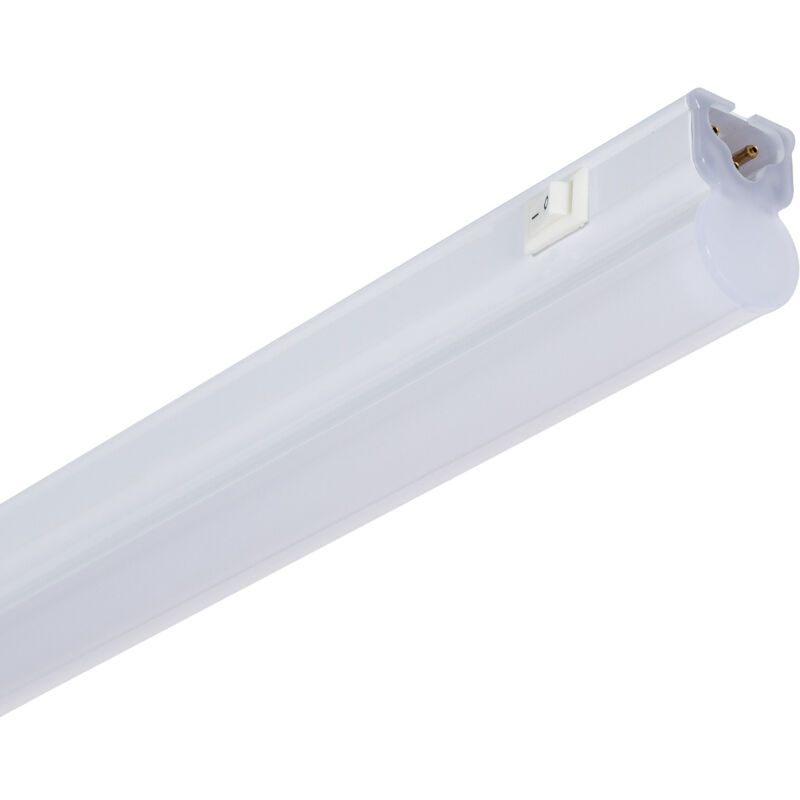 foto del prodotto barra lineare led 120cm 18w batten collegabile e interruttore bianco freddo 6500k