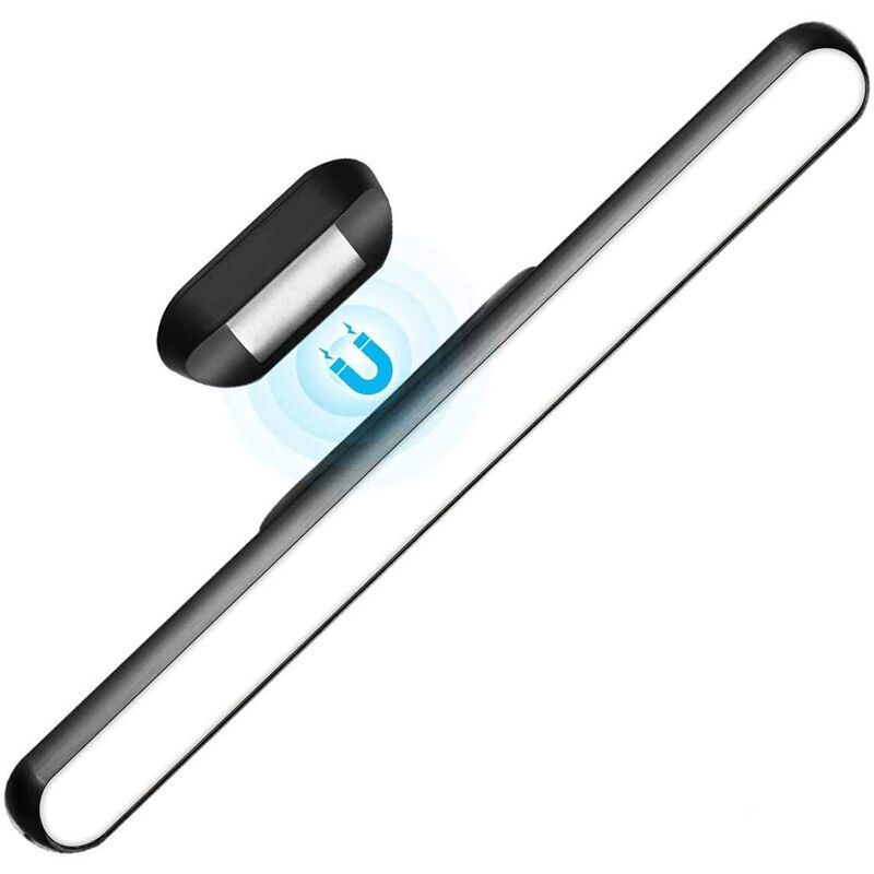 foto del prodotto barra luminosa touch dimmerabile sotto le luci attacca sulla parete da lettura led ricaricabile alimentata a batteria supporto magnetico lampada